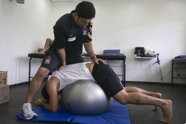 Durante o jogo-treino do Corinthians contra o São José realizado esta tarde no Spa Sport Resort, na cidade de Itu, interior de São Paulo, durante a pre-temporada de 2009; O time faz sua estreia no Campeonato Paulista no dia 22/01, contra o Barueri, no Pacaembu