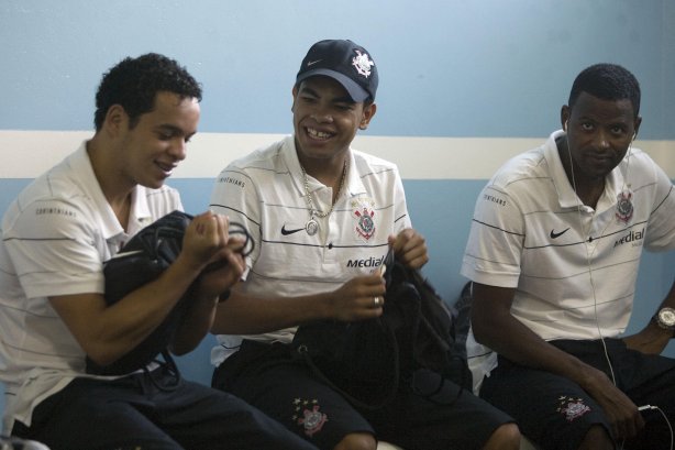 CORINTHIANS/SP X NOROESTE/BAURU- nos vestiários antes do jogo realizado esta noite no estádio Eduardo José Farah, em Presidente Prudente, interior de São Paulo, válido pelo Campeonato Paulista de 2009