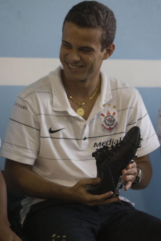 CORINTHIANS/SP X NOROESTE/BAURU- nos vestiários antes do jogo realizado esta noite no estádio Eduardo José Farah, em Presidente Prudente, interior de São Paulo, válido pelo Campeonato Paulista de 2009