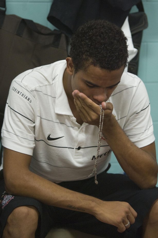 MARILIA X CORINTHIANS/SP - nos vestiários antes do jogo realizado esta noite no estádio Bento de Abreu, em Marilia, interior de São Paulo, válido pelo Campeonato Paulista de 2009