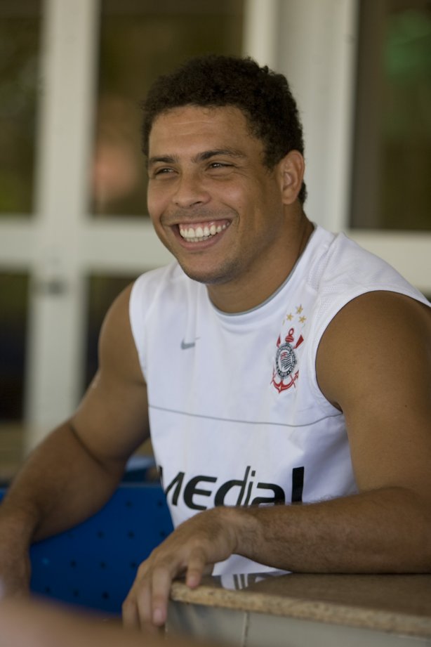 Ronaldo durante o alogamento realizado esta manhã no Hotel Beira Rio em Itumbiara, interior de Goias. O time joga hoje a noite, quarta-feira, 04/03, pelo Copa do Brasil, contra o Itumbiara/GO, no estádio JK em Itumbiara/GO
