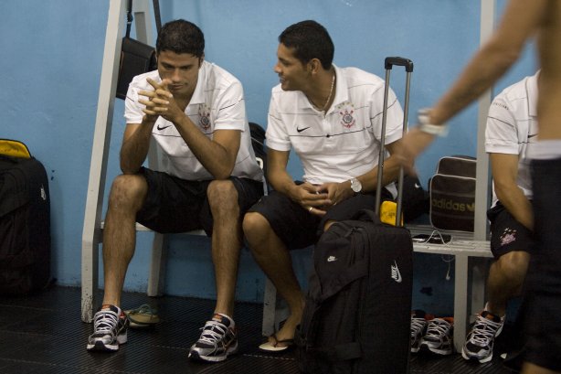 SANTO ANDRE/SP X CORINTHIANS/SP - nos vestiáriosantes da partida realizada esta tarde no estádio Bruno José Daniel, em Santo André, válido pelo Campeonato Paulista de 2009