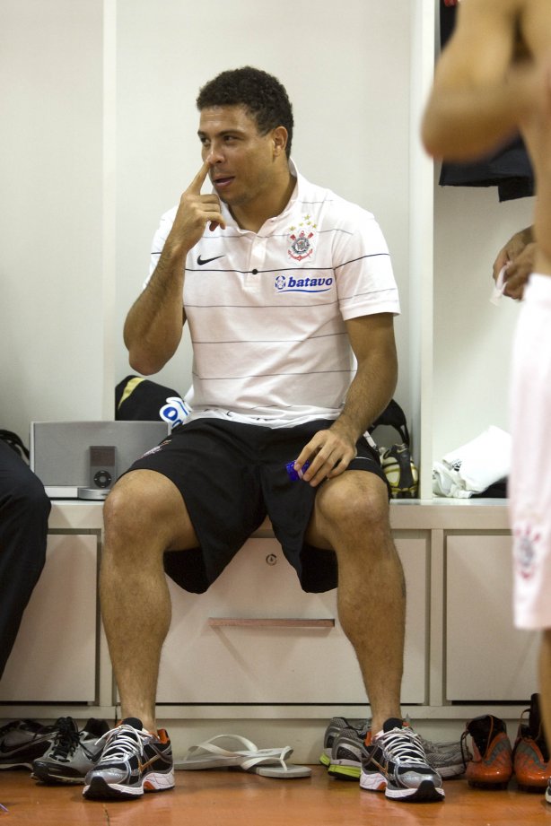 ATLETICO PARANAENSE/PR X CORINTHIANS/SP - nos vestiários antes da partida realizada esta noite no estádio da Arena da Baixada, em Curitiba, no jogo de ida válido pelas oitavas-de-final da Copa do Brasil 2009
