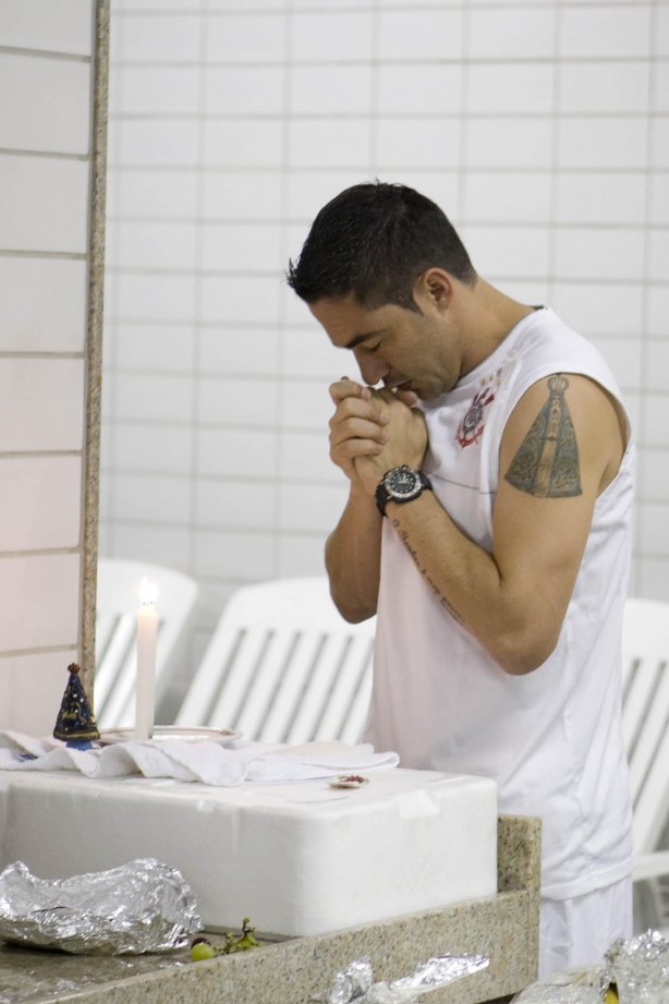 BOTAFOGO/RJ X CORINTHIANS/SP - nos vestiários antes da partida realizada esta noite no estádio do Engenhão, válido pelo Campeonato Brasileiro de 2009