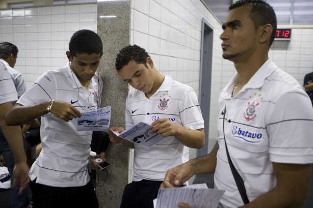 BOTAFOGO/RJ X CORINTHIANS/SP - nos vestiários antes da partida realizada esta noite no estádio do Engenhão, válido pelo Campeonato Brasileiro de 2009