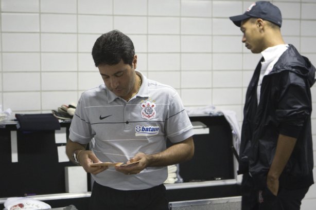 BOTAFOGO/RJ X CORINTHIANS/SP - nos vestiários antes da partida realizada esta noite no estádio do Engenhão, válido pelo Campeonato Brasileiro de 2009