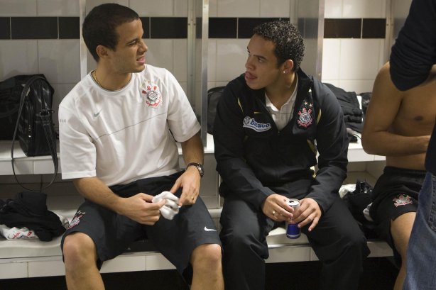 SANTOS/SP X CORINTHIANS/SP - nos vestiários antes da partida realizada esta tarde no estádio da Vila Belmiro, válida pelo Campeonato Brasileiro de 2009
