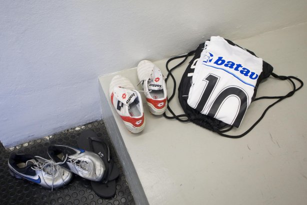 CORINTHIANS/SP X SAO PAULO/SP - nos vestiários antes da partida realizada esta noite no estádio do Pacaembu, zona oeste da cidade, válida pelo primeiro turno do Campeonato Brasileiro de 2009