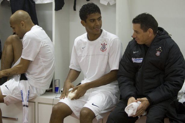 ATLETICO PARANAENSE/PR X CORINTHIANS/SP - nos vestiários antes da partida realizada esta tarde no estádio da Arena da Baixada, em Curitiba, válida pelo primeiro turno do Campeonato Brasileiro de 2009