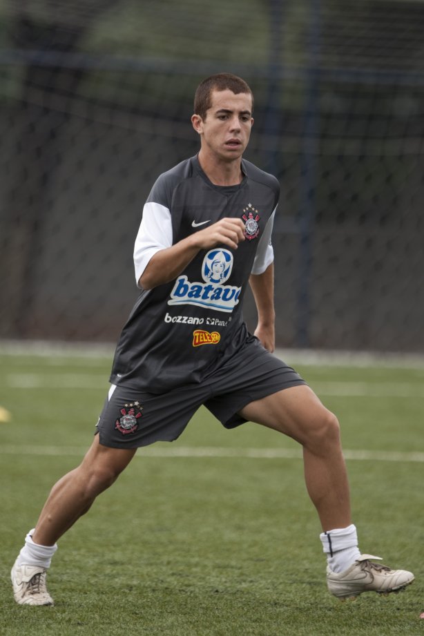 Franzinho durante o treino do time do Corinthians que vai disputar a Taca São Paulo de Juniores em janeiro, e que foi realizado esta tarde no Parque São Jorge; O time estreia no dia 03/01/2010 contra o Araguaina/TO, em Araraquara