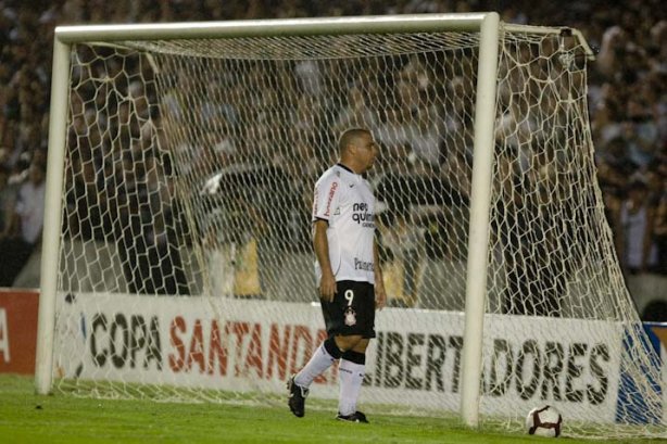 Durante partida entre Flamengo x Corinthians válida pela Copa Santander Libertadores realizada no estádio do Maracanã