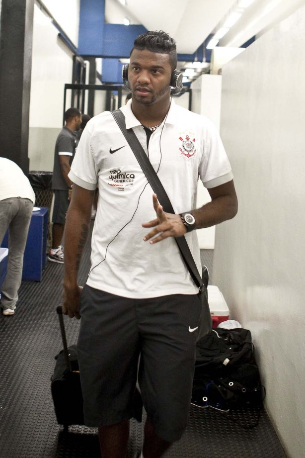 Felipe nos vestiários antes da partida entre Corinthians x Flamengo válida pela Copa Santander Libertadores realizada no estádio do Pacaembu