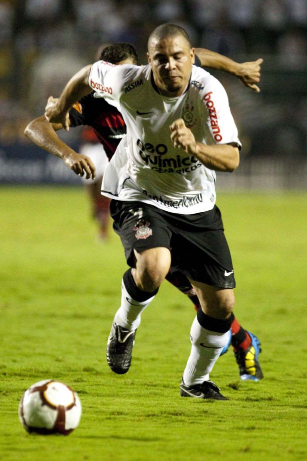 Durante partida entre Corinthians x Flamengo válida pela Copa Santander Libertadores realizada no estádio do Pacaembu