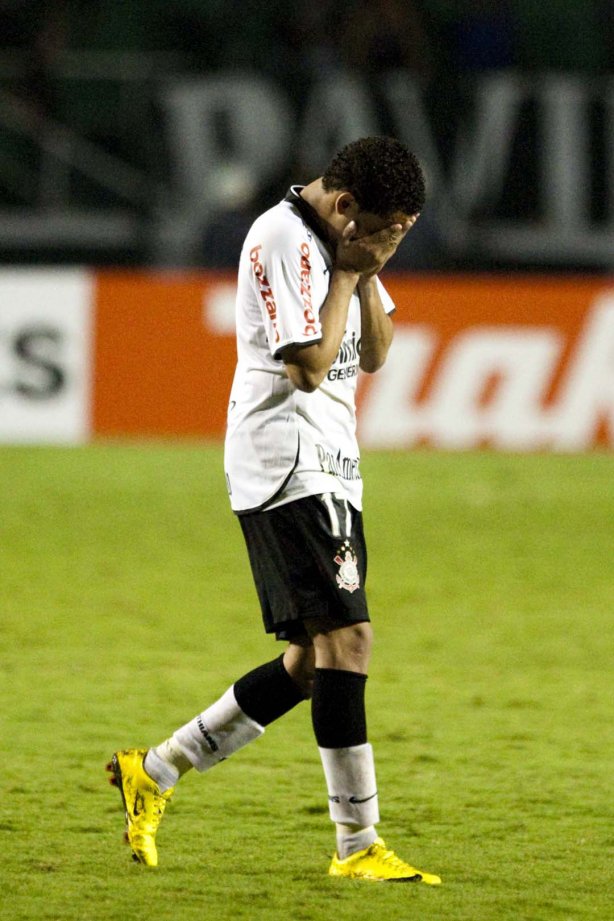 Durante partida entre Corinthians x Flamengo válida pela Copa Santander Libertadores realizada no estádio do Pacaembu