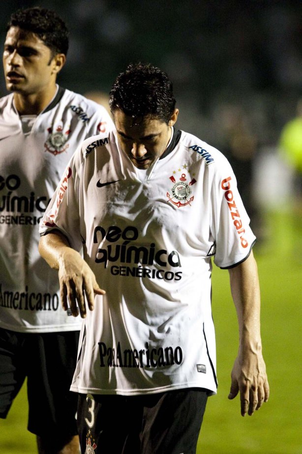 Durante partida entre Corinthians x Flamengo válida pela Copa Santander Libertadores realizada no estádio do Pacaembu