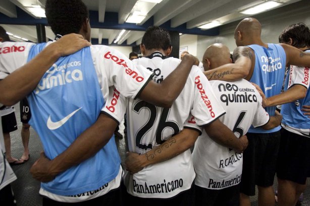 Durante partida entre Corinthians x Flamengo válida pela Copa Santander Libertadores realizada no estádio do Pacaembu