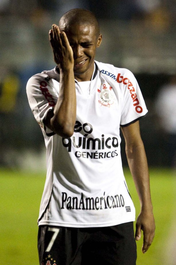 Durante partida entre Corinthians x Flamengo válida pela Copa Santander Libertadores realizada no estádio do Pacaembu