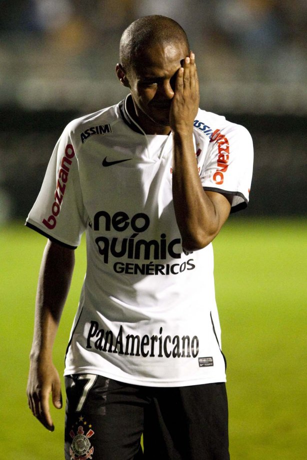 Durante partida entre Corinthians x Flamengo válida pela Copa Santander Libertadores realizada no estádio do Pacaembu