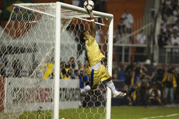 Durante partida entre Corinthians x Flamengo válida pela Copa Santander Libertadores realizada no estádio do Pacaembu