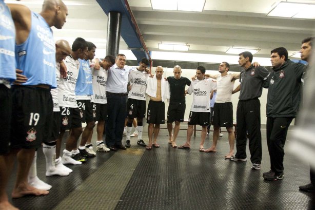 Durante partida entre Corinthians x Flamengo válida pela Copa Santander Libertadores realizada no estádio do Pacaembu