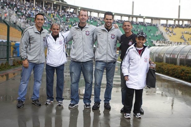 Durante a partida entre Corinthians x São Paulo, realizada esta tarde no estádio do Pacaembu, pela 6ª rodada do Campeonato Brasileiro de 2011
