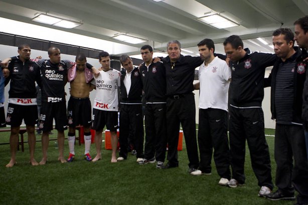 Durante a partida entre Corinthians x Atlético-GO, realizada esta noite no estádio do Pacaembu, válida pela 28ª rodada do Campeonato Brasileiro de 2011