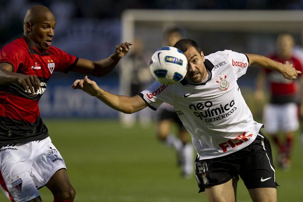 Durante a partida entre Corinthians x Atlético-GO, realizada esta noite no estádio do Pacaembu, válida pela 28ª rodada do Campeonato Brasileiro de 2011