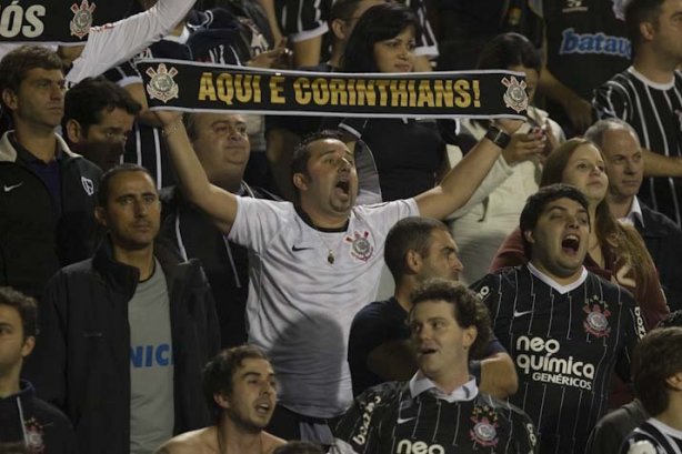 Durante a partida entre Corinthians/Brasil x Emelec/Equador, realizada esta noite no estádio do Pacaembu, jogo da volta pela Copa Libertadores de América 2012