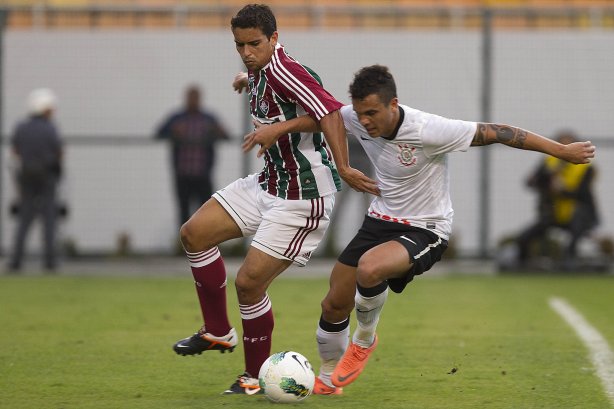 Durante a partida entre Corinthians x Fluminense, realizada esta tarde no estádio do Pacaembu, válida pela 1ª rodada do Campeonato Brasileiro de 2012