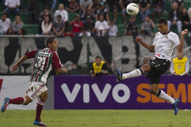 Durante a partida entre Corinthians x Fluminense, realizada esta tarde no estádio do Pacaembu, válida pela 1ª rodada do Campeonato Brasileiro de 2012