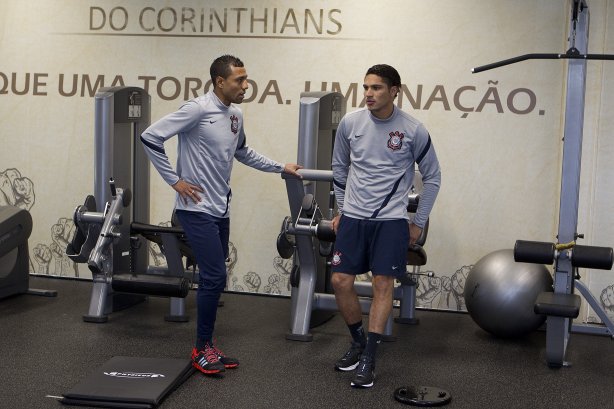 Durante o treino realizado esta tarde no CT Joaquim Grava, localizado no Parque Ecológico do Tiete. O próximo jogo da equipe será quarta-feira, 18/07, contra o Flamengo, no Engenhão, válido pela 10ª rodada do Campeonato Brasileiro de 2012
