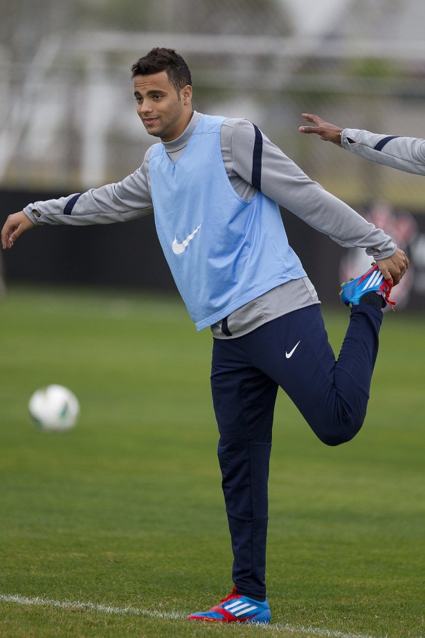 Durante o treino realizado esta tarde no CT Joaquim Grava, localizado no Parque Ecológico do Tiete. O próximo jogo da equipe será quarta-feira, 18/07, contra o Flamengo, no Engenhão, válido pela 10ª rodada do Campeonato Brasileiro de 2012