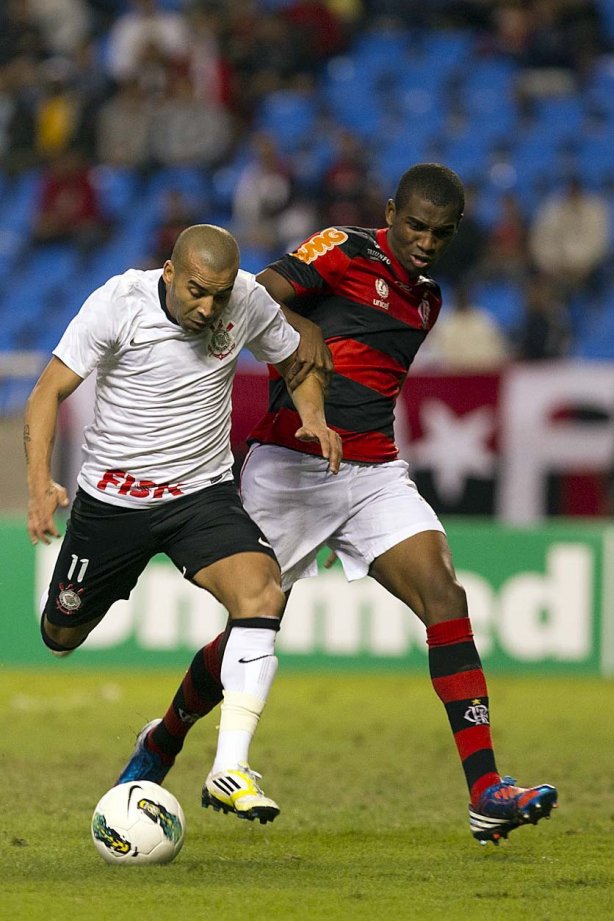 Durante a partida entre Flamengo x Corinthians, realizada esta noite no estádio do Engenhão, jogo válido pela 10ª rodada do Campeonato Brasileiro de 2012
