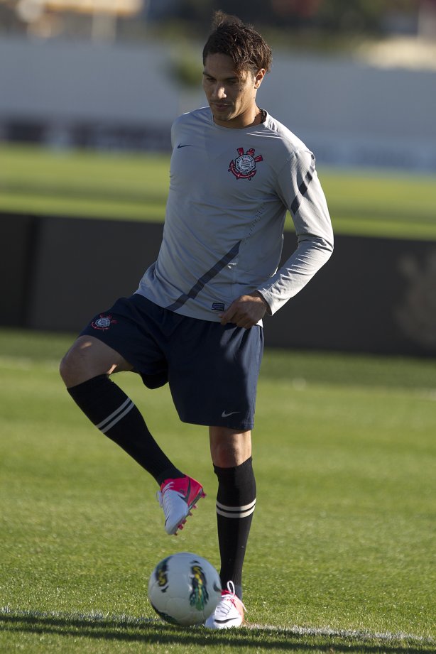 Durante o treino realizado esta tarde no CT Joaquim Grava, localizado no Parque Ecológico do Tiete. O próximo jogo da equipe será amanhã sábado, 21/07, contra a Portuguesa, no Pacaembu, válido pela 10ª rodada do Campeonato Brasileiro de 2012