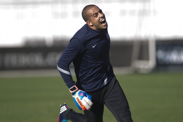 Durante o treino realizado esta tarde no CT Joaquim Grava, localizado no Parque Ecológico do Tiete. O próximo jogo da equipe será amanhã sábado, 21/07, contra a Portuguesa, no Pacaembu, válido pela 10ª rodada do Campeonato Brasileiro de 2012