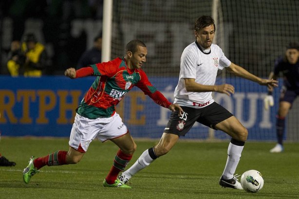 Durante a partida entre Corinthians x Portuguesa, realizada esta noite no estádio do Pacaembu, jogo válido pela11ª rodada do Campeonato Brasileiro de 2012