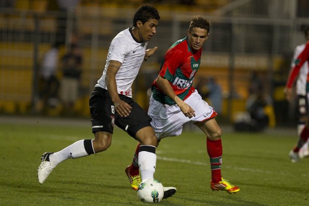 Durante a partida entre Corinthians x Portuguesa, realizada esta noite no estádio do Pacaembu, jogo válido pela11ª rodada do Campeonato Brasileiro de 2012