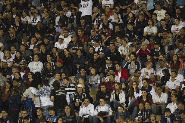 Durante a partida entre Corinthians x Portuguesa, realizada esta noite no estádio do Pacaembu, jogo válido pela11ª rodada do Campeonato Brasileiro de 2012