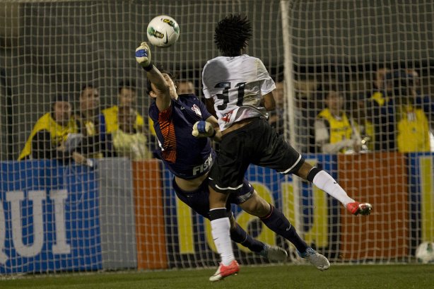 Durante a partida entre Corinthians x Portuguesa, realizada esta noite no estádio do Pacaembu, jogo válido pela11ª rodada do Campeonato Brasileiro de 2012