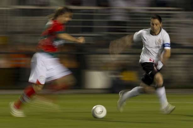 Durante a partida entre Corinthians x Portuguesa, realizada esta noite no estádio do Pacaembu, jogo válido pela11ª rodada do Campeonato Brasileiro de 2012