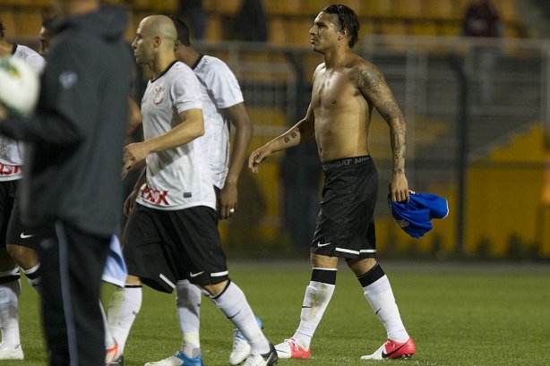 Durante a partida entre Corinthians x Cruzeiro, realizada esta noite no estádio do Pacaembu, jogo válido pela 12ª rodada do Campeonato Brasileiro de 2012