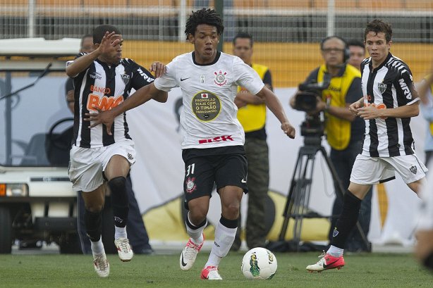 Durante a partida entre Corinthians x Atlético-MG, realizada esta tarde no estádio do Pacaembu, jogo válido pela 21ª rodada do Campeonato Brasileiro de 2012
