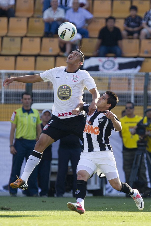 Durante a partida entre Corinthians x Atlético-MG, realizada esta tarde no estádio do Pacaembu, jogo válido pela 21ª rodada do Campeonato Brasileiro de 2012