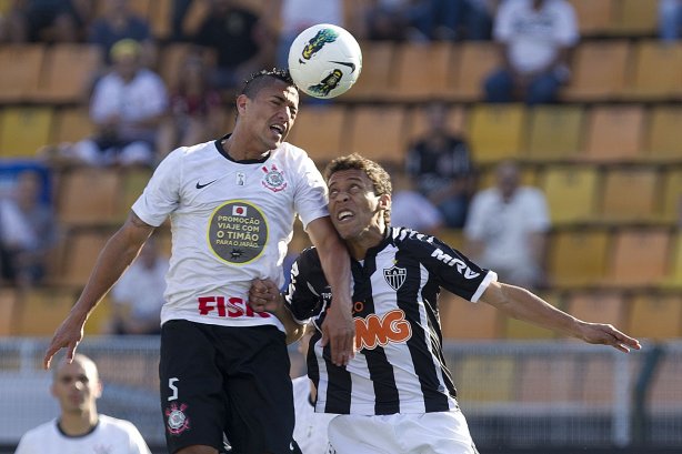 Durante a partida entre Corinthians x Atlético-MG, realizada esta tarde no estádio do Pacaembu, jogo válido pela 21ª rodada do Campeonato Brasileiro de 2012