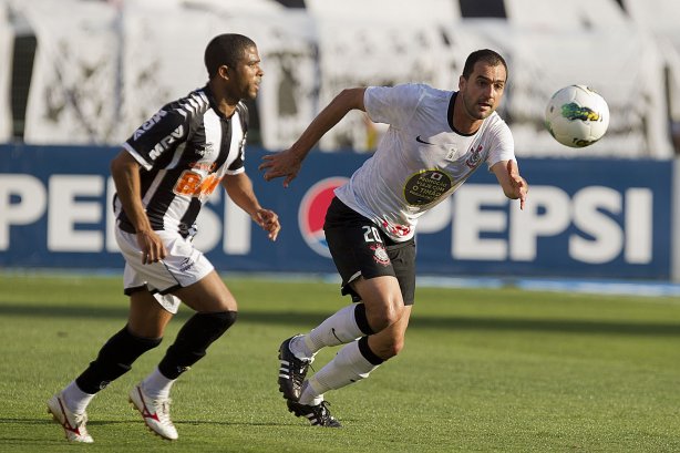 Durante a partida entre Corinthians x Atlético-MG, realizada esta tarde no estádio do Pacaembu, jogo válido pela 21ª rodada do Campeonato Brasileiro de 2012