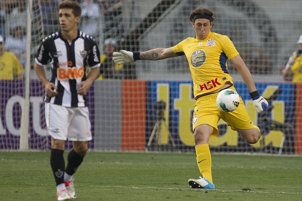 Durante a partida entre Corinthians x Atlético-MG, realizada esta tarde no estádio do Pacaembu, jogo válido pela 21ª rodada do Campeonato Brasileiro de 2012