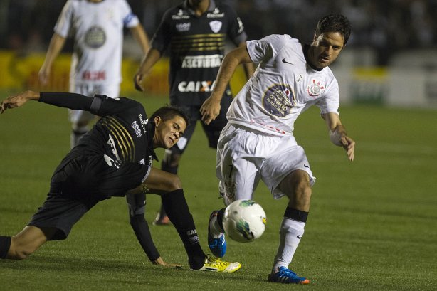 Durante a partida entre Figueirense/SC x Corinthians, realizada esta noitee no estádio Orlando Scarpelli, jogo válido pela 22ª rodada do Campeonato Brasileiro de 2012