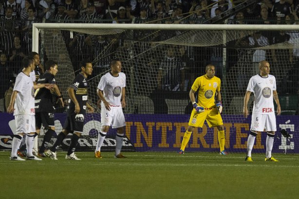 Durante a partida entre Figueirense/SC x Corinthians, realizada esta noitee no estádio Orlando Scarpelli, jogo válido pela 22ª rodada do Campeonato Brasileiro de 2012