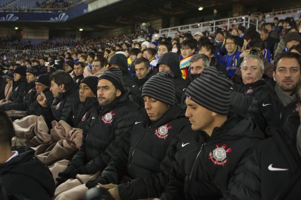 E a comissao tecnica foram assistir ao jogo Chelsea/Inglaterra x Monterrey/México