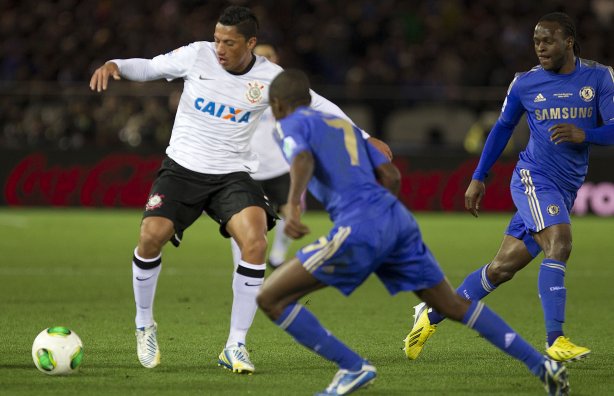 Durante o jogo esta noite entre Corinthians/Brasil x Chelsea/Inglaterra, no Yokohama Stadium, válido pela final do Campeonato Mundial Interclubes organizado pela FIFA 2012 - Yokohama/Japan